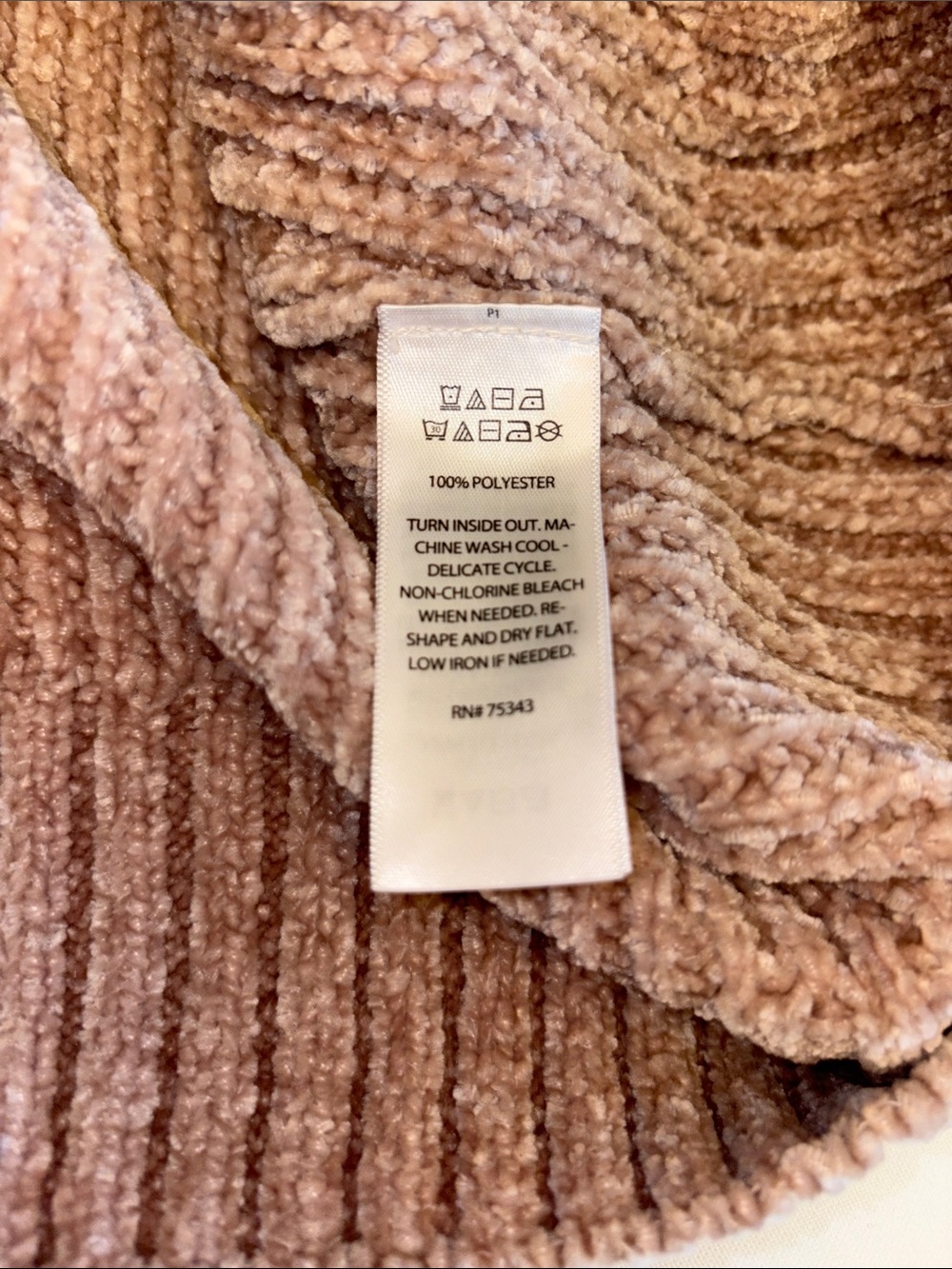 Rachel Zoe Beige Cable Knit Turtleneck Sweater slightly cropped long sleeve Sz S - Picture 8 of 8
